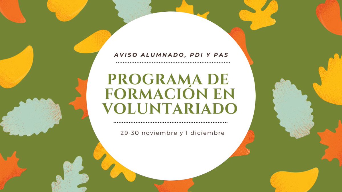Programa de Formación en Voluntariado